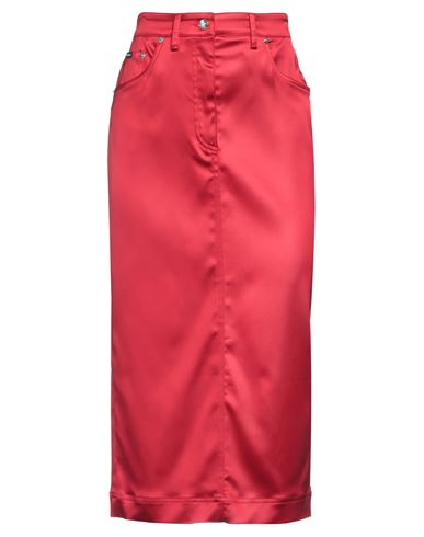 Dolce & Gabbana Woman Midi Skirt Red Size 6 Acetate, Polyamide, Elastane
