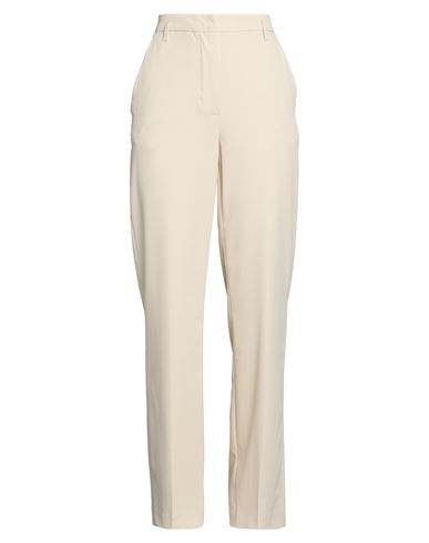 Icona By Kaos Woman Pants Ivory Size 4 Polyester, Elastane In White