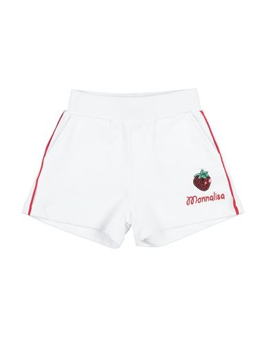 Monnalisa Toddler Girl Shorts & Bermuda Shorts White Size 7 Cotton, Elastane In White