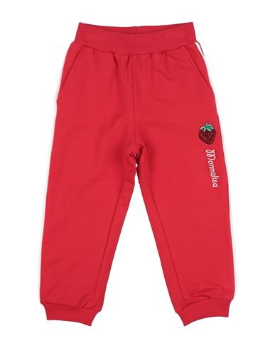 Monnalisa Toddler Girl Pants Red Size 6 Cotton, Elastane In Red