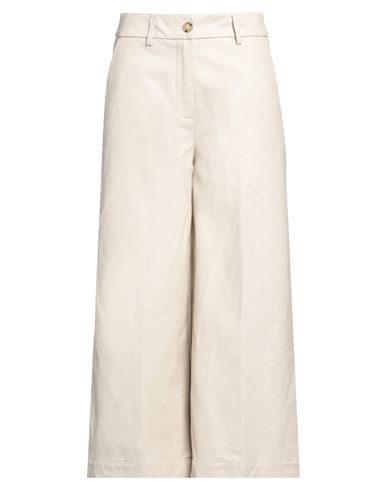 ALESSIA SANTI ALESSIA SANTI WOMAN PANTS CREAM SIZE 10 VISCOSE, POLYESTER 