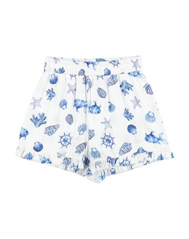 Monnalisa Toddler Girl Shorts & Bermuda Shorts White Size 6 Viscose, Cotton In White