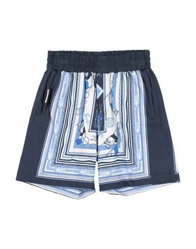 Monnalisa Toddler Boy Shorts & Bermuda Shorts Midnight Blue Size 6 Cotton In Blue