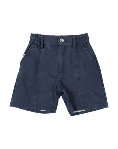 Monnalisa Toddler Boy Denim Shorts Navy Size 6 Cotton In Navy
