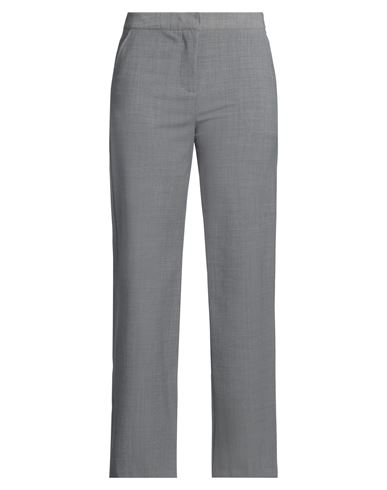 Camicettasnob Woman Pants Grey Size 6 Wool, Polyester, Elastane In Gray