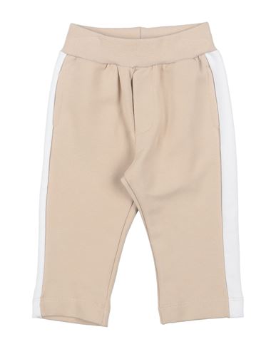 Monnalisa Newborn Boy Pants Beige Size 3 Cotton, Elastane In Beige