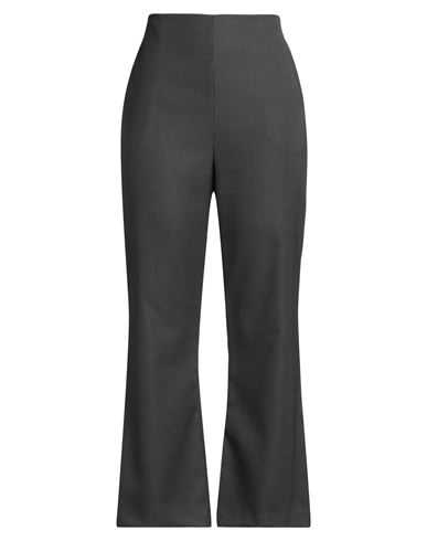 ALESSIA SANTI ALESSIA SANTI WOMAN PANTS BLACK SIZE 6 POLYESTER, VISCOSE, ELASTANE 