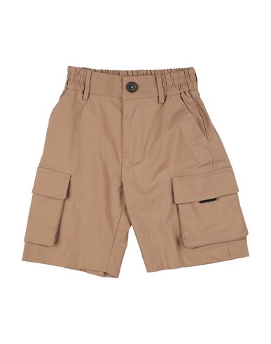 Monnalisa Toddler Boy Shorts & Bermuda Shorts Camel Size 6 Cotton, Polyamide, Elastane In Beige