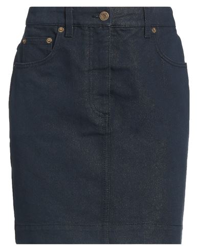 Moschino Woman Denim Skirt Blue Size 4 Cotton, Viscose, Metal