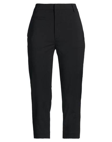 Dondup Woman Pants Black Size 4 Wool, Elastane