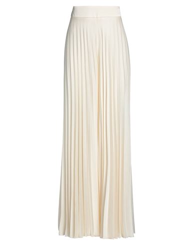 Access Fashion Woman Pants Cream Size Xs Polyester In White