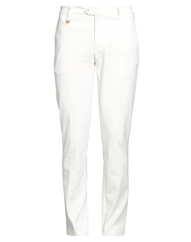 BARBATI BARBATI MAN PANTS WHITE SIZE 38 COTTON, POLYAMIDE, ELASTANE 