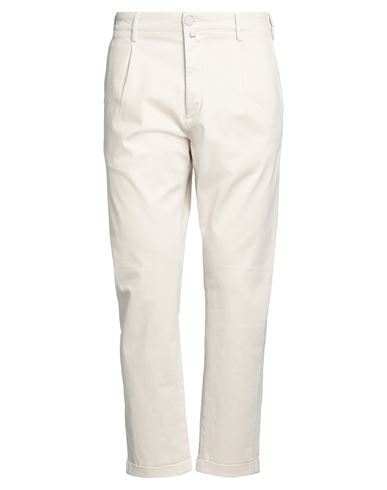 JACOB COHЁN JACOB COHЁN MAN PANTS IVORY SIZE 34 COTTON, ELASTANE, POLYESTER 