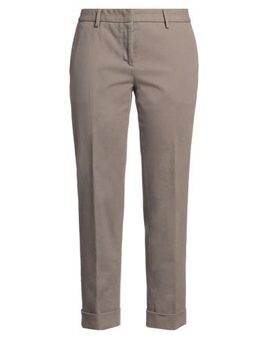 Shop Boglioli Woman Pants Military Green Size 6 Cotton
