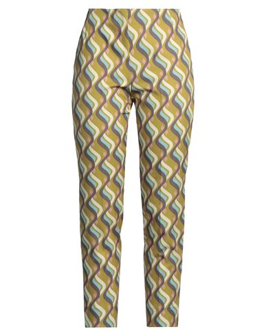 Maliparmi Malìparmi Woman Pants Lime Green Size 10 Polyester, Elastane In Multi
