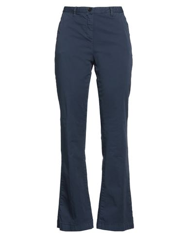 Massimo Alba Woman Pants Midnight Blue Size 26 Cotton In Navy