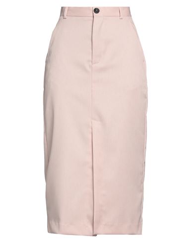 Vicolo Woman Midi Skirt Blush Size S Polyester, Elastane In Pink