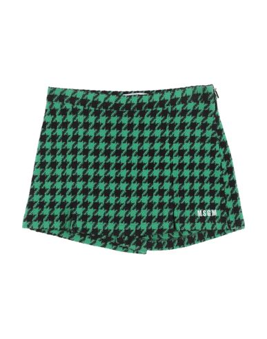 Msgm Toddler Girl Shorts & Bermuda Shorts Green Size 6 Cotton, Polyester In Green