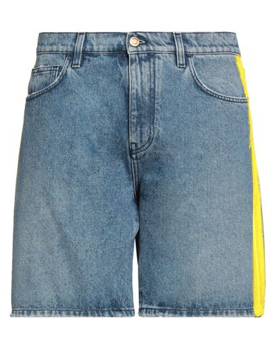 Moschino Couture Man Denim Shorts Blue Size 36 Cotton In Blue