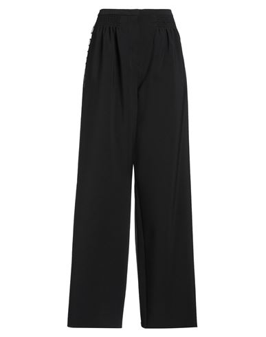 Shop Emporio Armani Woman Pants Black Size 8 Polyester, Elastane
