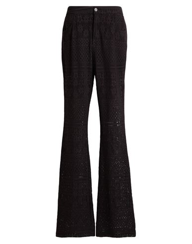 Liu •jo Woman Pants Black Size 6 Cotton, Polyamide, Elastane In Black