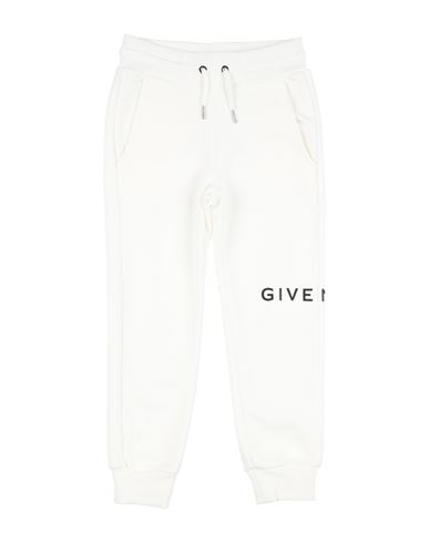 Givenchy Toddler Boy Pants White Size 4 Cotton, Polyester, Elastane In White
