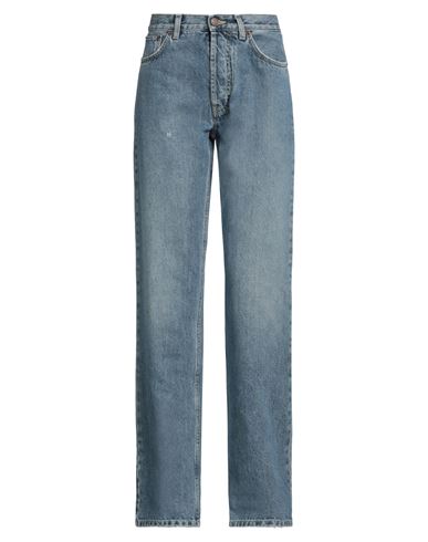 Moschino Couture Woman Jeans Blue Size 10 Cotton In Blue