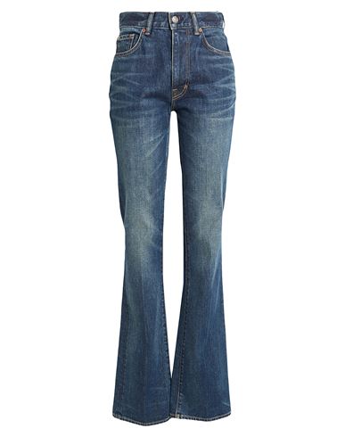 Tom Ford Woman Jeans Blue Size 26 Cotton, Polyurethane, Polyester In Blue