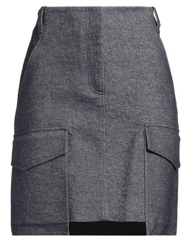 Sly010 Woman Denim Skirt Blue Size 10 Cotton, Wool, Elastane In Blue