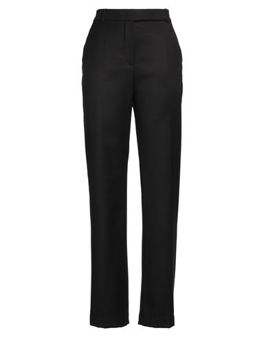 Hebe Studio Woman Pants Black Size 6 Polyester, Viscose, Elastane