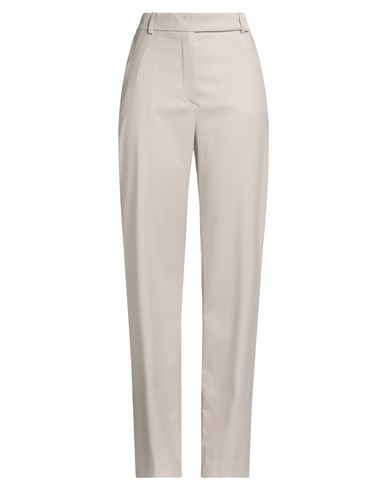 Hebe Studio Woman Pants Beige Size 4 Polyester, Viscose, Elastane