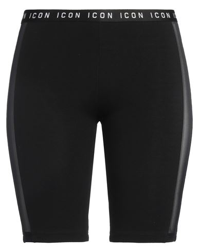 Dsquared2 Icon Jersey & Mesh Cycling Shorts In Black