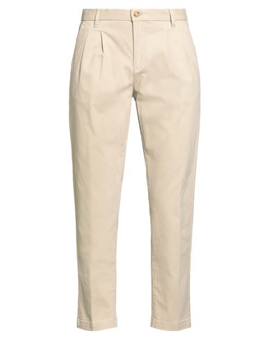 Berna Man Pants Beige Size 38 Cotton, Elastane