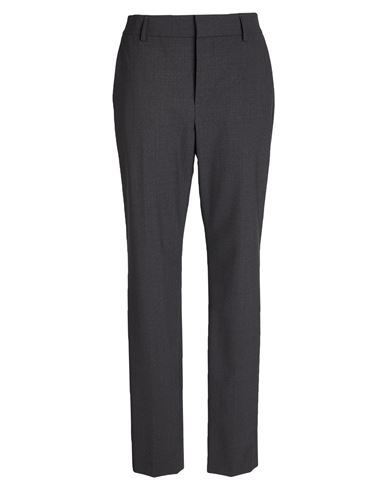 Brunello Cucinelli Woman Pants Charcoal Size 10 Virgin Wool, Polyamide, Elastane, Brass In Black