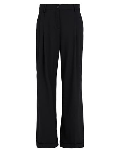 Pinko Woman Pants Black Size 8 Polyester, Wool, Elastane In Black
