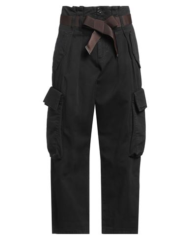 Pinko Denim Woman Pants Black Size 8 Cotton