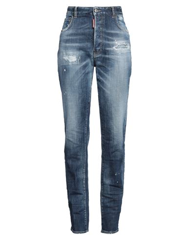 Shop Dsquared2 Woman Jeans Blue Size 6 Cotton, Polyester, Elastane