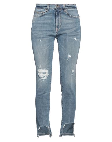 John Richmond Woman Jeans Blue Size 29 Cotton, Elastane
