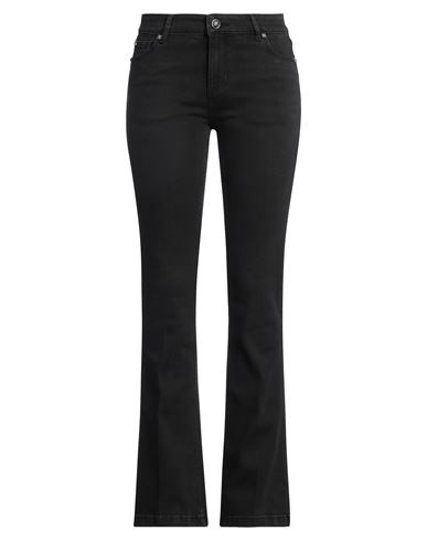 John Richmond Woman Jeans Black Size 30 Cotton, Elastane In Black