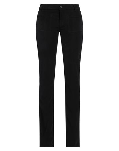 DONDUP DONDUP WOMAN PANTS BLACK SIZE 31 COTTON, LYOCELL, ELASTANE 