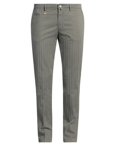BARBATI BARBATI MAN PANTS MILITARY GREEN SIZE 40 COTTON, ELASTANE 