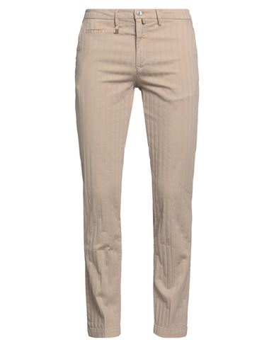 BARBATI BARBATI MAN PANTS BEIGE SIZE 40 COTTON, ELASTANE 
