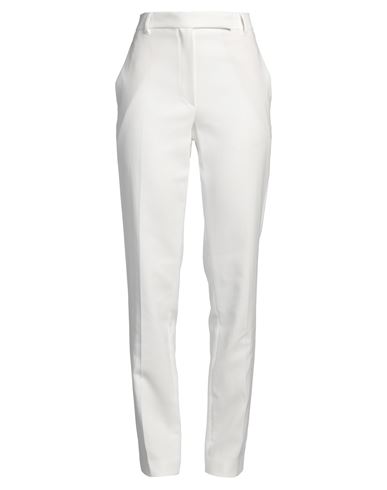 Brunello Cucinelli Woman Pants White Size 6 Cotton, Brass In White
