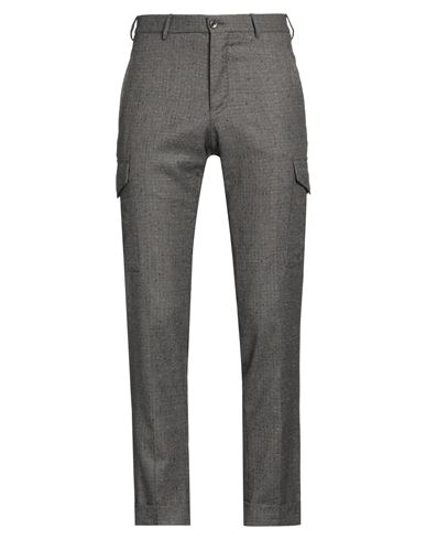 Shop Pt Torino Man Pants Dark Brown Size 38 Super 110s Wool