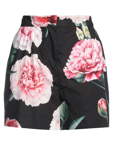 Dolce & Gabbana Woman Shorts & Bermuda Shorts Black Size 8 Cotton In Black