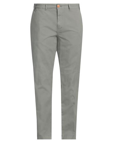Barbour Man Pants Sage Green Size 44w-32l Cotton, Elastane In Sage Green