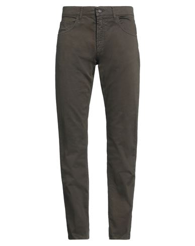 Shop Barbour Man Pants Military Green Size 32 Cotton, Lycra