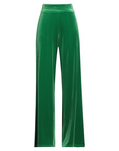 Pia B. Concept Woman Pants Green Size S Polyester, Elastane