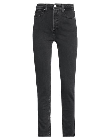 Calvin Klein Jeans Est.1978 Calvin Klein Jeans Woman Jeans Black Size 28w-30l Cotton, Elastomultiester, Elastane In Black