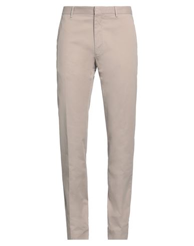 Zegna Man Pants Beige Size 38 Cotton, Elastane In Neutral